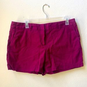 Loft Burgundy Shorts